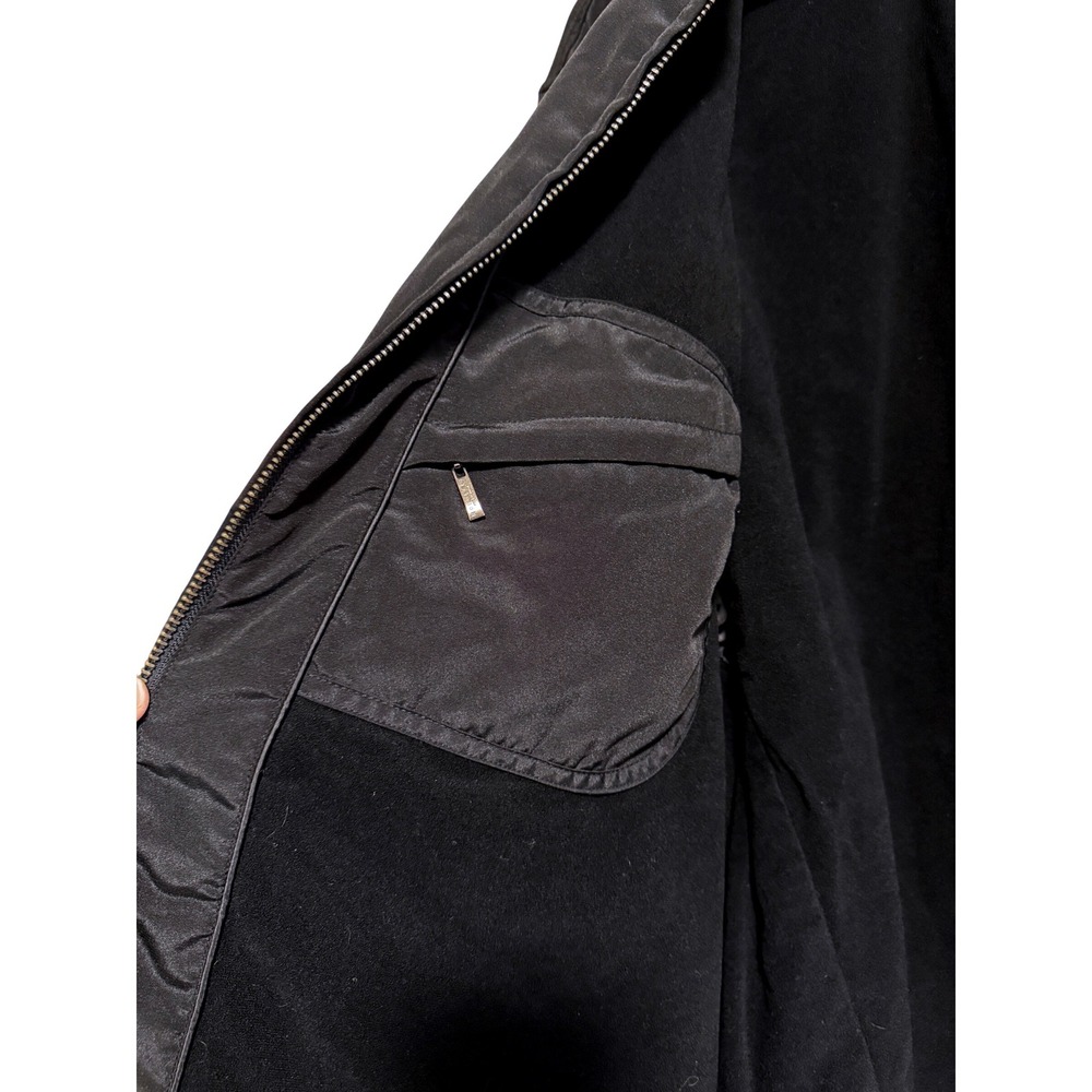 Kenneth Cole Reaction Mens XXL Black Full Zip Utility Jacket - Picture 5 of 8